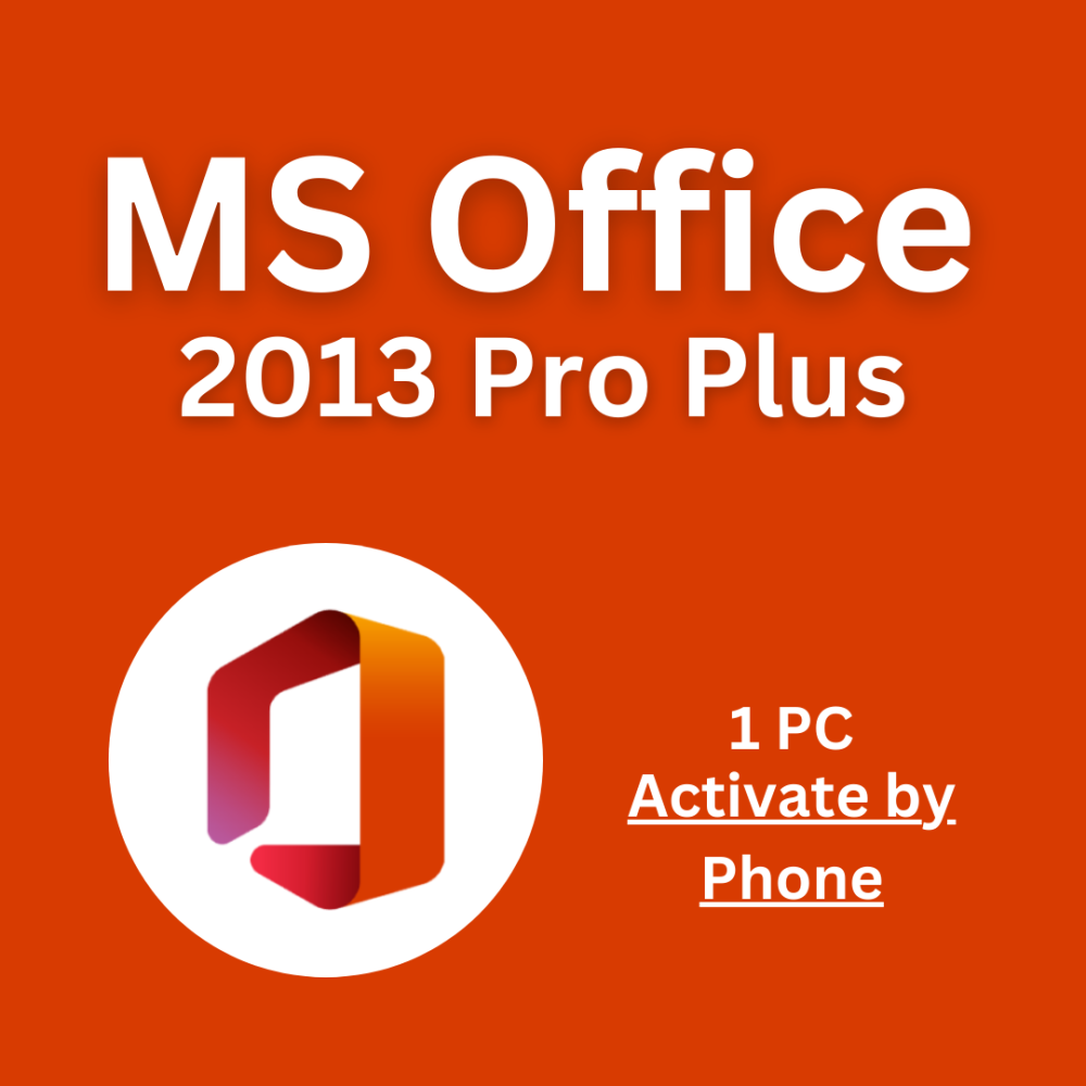 Office 2013 Pro Plus 1 PC (Phone Activation)