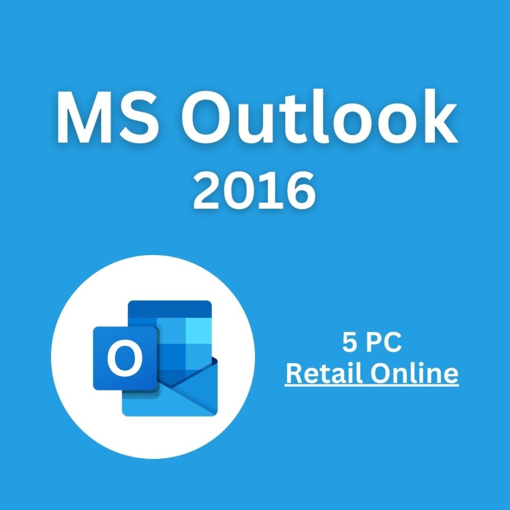 Outlook 2016 5 PC (Retail Key)