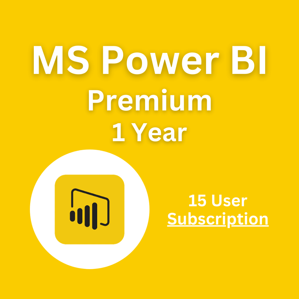 Power BI Premium 15 User for 1 Year (Subscription)